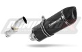 exhaust muffler DOMINATOR HP1 BLACK fits the motorcycle KTM 690 ENDURO 2008   2010