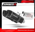 DOMINATOR HP1 FEKETE kipufogó dob Moto Guzzi BREVA ie 750 2003 - 2009 motorkerékpárhoz 2