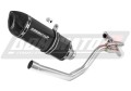 exhaust muffler DOMINATOR HP1 BLACK fits the motorcycle Yamaha XT 660 R 2004   2014