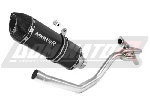 DOMINATOR HP1 FEKETE kipufogó dob Yamaha XT 660 R 2004 - 2014 motorkerékpárhoz