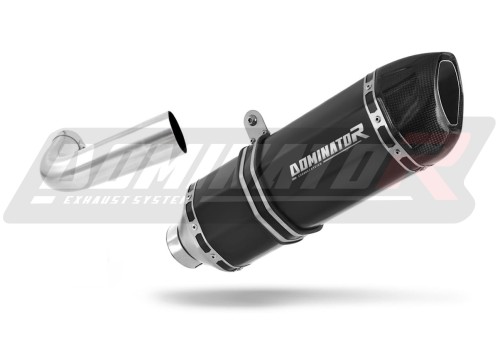DOMINATOR HP1 FEKETE kipufogó dob Moto Guzzi BREVA 1200 motorkerékpárhoz