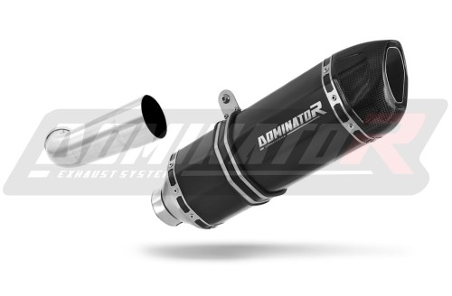 exhaust muffler DOMINATOR HP1 BLACK fits the motorcycle Moto Guzzi 1200 Sport 4V