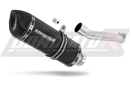 DOMINATOR HP1 FEKETE kipufogó dob, amely illeszkedik a MuZ MZ SKORPION 660 1994 - 2003 motorkerékpárhoz