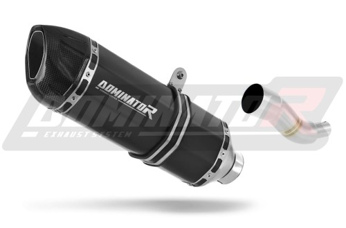 DOMINATOR HP1 FEKETE kipufogó dob, amely illeszkedik a Piaggio X9 125 2000 - 2009 motorkerékpárhoz