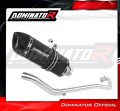 complete exhaust system with muffler DOMINATOR Full System HP1 BLACK fits the motorcycle Suzuki GSX R 125 2017   2019 2