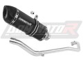 complete exhaust system with muffler DOMINATOR Full System HP1 BLACK fits the motorcycle Suzuki GSX S 125 2017   2019