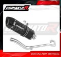 komplett DOMINATOR kipufogórendszer HP1 FEKETE dobbal, amely illik a Suzuki GSX S 125 2017 - 2019 motorkerékpárhoz 2