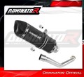 exhaust muffler DOMINATOR HP1 BLACK fits the motorcycle Suzuki BURGMAN 400 1998   2002 2