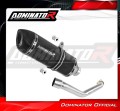 DOMINATOR HP1 FEKETE kipufogó dob, amely illik a Suzuki BURGMAN 400 2003 - 2006 motorkerékpárhoz 2
