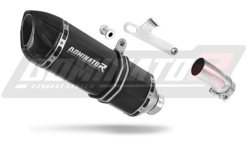 DOMINATOR HP1 FEKETE kipufogó dob Suzuki GSF BANDIT 400 1989 - 1990 motorkerékpárhoz