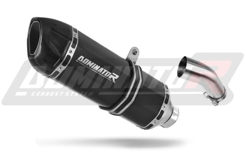 exhaust muffler DOMINATOR HP1 BLACK fits the motorcycle Suzuki GSXR 600 L1 L7 2011   2017