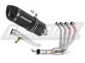 complete exhaust system with muffler DOMINATOR Full System HP1 BLACK fits the motorcycle Suzuki GSF 650 BANDIT N / S 2005   2006