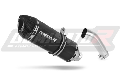 DOMINATOR HP1 FEKETE kipufogó dob a Suzuki SV 650 S 2003 - 2015 motorkerékpárhoz
