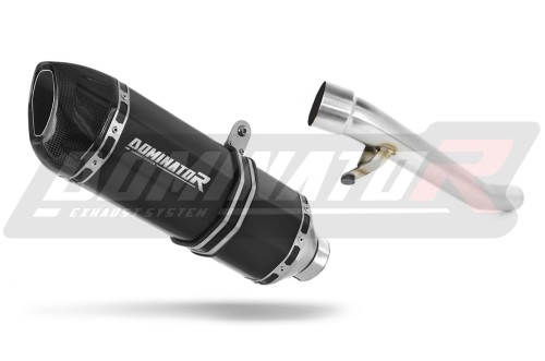 DOMINATOR HP1 FEKETE kipufogó dob Suzuki GSX 750 INAZUMA 1997 - 2003 motorkerékpárhoz