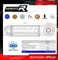 DOMINATOR HP1 FEKETE kipufogó dob, amely illeszkedik a Suzuki GSXR 750 SRAD 1996 - 1999 motorkerékpárhoz 3