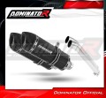 DOMINATOR HP1 FEKETE kipufogó dob, amely illeszkedik a Suzuki DL 1000 V Strom 2002 - 2011 motorkerékpárhoz 2