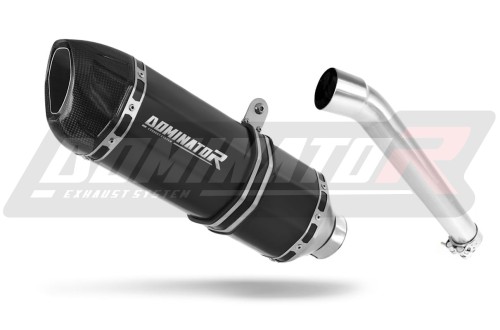 DOMINATOR HP1 FEKETE kipufogó dob Suzuki GSXR 1000 K5 K6 motorkerékpárhoz