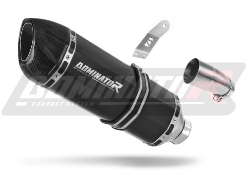 DOMINATOR HP1 FEKETE kipufogó dob a Suzuki GSXR 1000 L7 2017 - 2020 motorkerékpárhoz