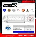 DOMINATOR HP1 FEKETE kipufogó dob, amely illeszkedik a Suzuki TL 1000 S 1997 - 2000 motorkerékpárhoz 3