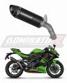 exhaust muffler DOMINATOR HP8 BLACK fits the motorcycle Kawasaki ZX 4R / RR 2023   2024