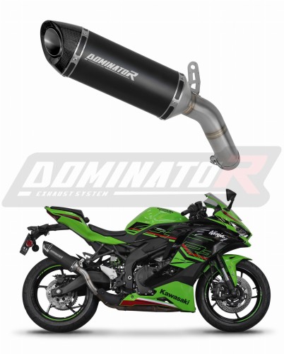 DOMINATOR HP8 FEKETE kipufogó dob Kawasaki ZX-4R / RR 2023 - 2024 motorkerékpárhoz