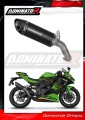 exhaust muffler DOMINATOR HP8 BLACK fits the motorcycle Kawasaki ZX 4R / RR 2023   2024 2
