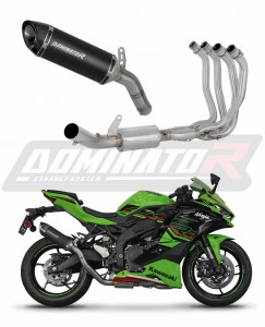 Kawasaki ZX-4R / RR 2023 - 2024 Full system Teljes rendszer Kipufogócsonk Kipufogódob HP8 BLACK + dB killer