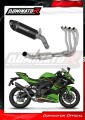 complete exhaust system with muffler DOMINATOR Full System HP8 BLACK fits the motorcycle Kawasaki ZX 4R / RR 2023   2024 2