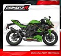 complete exhaust system with muffler DOMINATOR Full System HP8 BLACK fits the motorcycle Kawasaki ZX 4R / RR 2023   2024 4