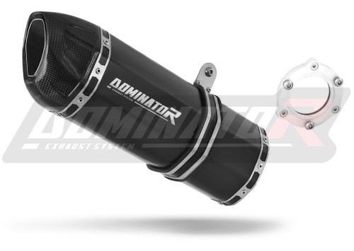 DOMINATOR HP1 FEKETE kipufogó dob Triumph TT 600 motorkerékpárhoz