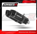DOMINATOR HP1 FEKETE kipufogó dob Triumph SPEED TRIPLE 1050 2005 - 2010 motorkerékpárhoz 2
