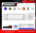 DOMINATOR HP1 FEKETE kipufogó dob Triumph SPEED TRIPLE 1050 2005 - 2010 motorkerékpárhoz 3