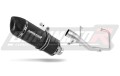 complete exhaust system with muffler DOMINATOR Full System HP1 BLACK fits to Yamaha YBR 125 2000  2008