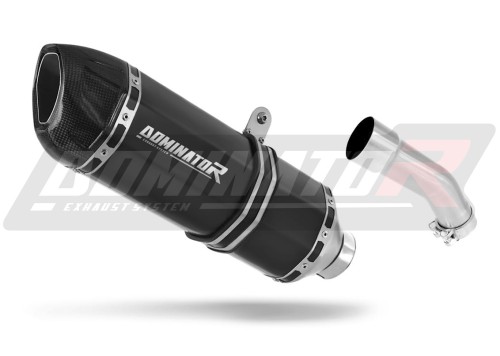 DOMINATOR HP1 FEKETE kipufogó dob Yamaha FZR 600 1988 - 1993 motorkerékpárhoz