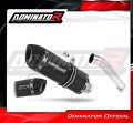 exhaust muffler DOMINATOR homologated road legal HP1 BLACK fits the motorcycle Yamaha YZF 600 R Thundercat 1996   2006 2