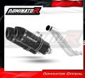 DOMINATOR HP1 FEKETE kipufogó dob Yamaha XT 660 X 2004 - 2015 motorkerékpárhoz 2