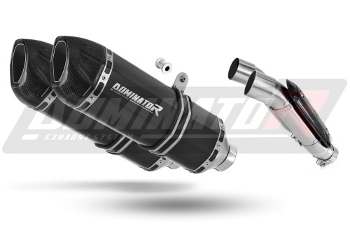 exhaust muffler DOMINATOR HP1 BLACK fits the motorcycle Yamaha TRX 850 1995   2000