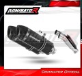 exhaust muffler DOMINATOR HP1 BLACK fits the motorcycle Yamaha TRX 850 1995   2000 2
