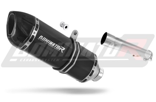 exhaust muffler DOMINATOR HP1 BLACK fits the motorcycle Yamaha FZS FAZER 1000 2001   2005