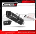 exhaust muffler DOMINATOR homologated road legal HP1 BLACK fits the motorcycle Yamaha FZS FAZER 1000 2001   2005 2