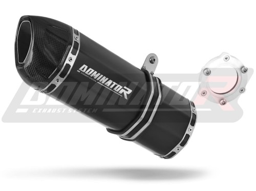 exhaust muffler DOMINATOR HP1 BLACK fits the motorcycle Yamaha YZF 1000 R Thunderace 1996   2003