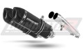 exhaust muffler DOMINATOR HP1 BLACK fits the motorcycle Yamaha FJ 1200