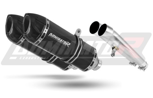 exhaust muffler DOMINATOR HP1 BLACK fits the motorcycle Yamaha FJ 1200