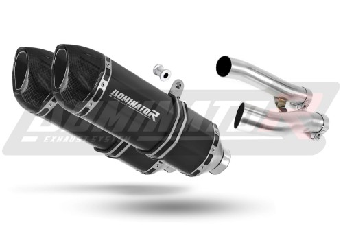 DOMINATOR HP1 FEKETE kipufogó dob Yamaha XJR 1200 1995 - 1998 motorkerékpárhoz