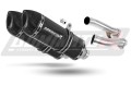 exhaust muffler DOMINATOR HP1 BLACK fits the motorcycle Yamaha XJR 1300 1999   2006