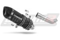 exhaust muffler DOMINATOR HP1 BLACK fits to Piaggio Vespa GTS 125 2007  2012 3
