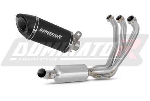 komplett kipufogórendszer DOMINATOR Full System HP8 FEKETE dobbal, amely illeszkedik a Yamaha XSR 900 / GP 2024 motorkerékpárhoz