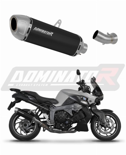 DOMINATOR S6 FEKETE kipufogó dob BMW K1300R 2007 - 2015 motorkerékpárhoz