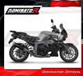 DOMINATOR S6 FEKETE kipufogó dob BMW K1300R 2007 - 2015 motorkerékpárhoz 4