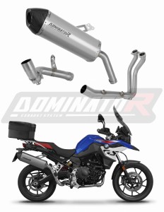 BMW F800GS 2024 Komplett rendszer Kipufogócsonk HP7 Titán kipufogódob + dB killer